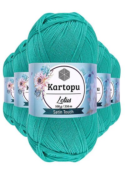 Kartopu Green Lotus Bikini Bustier - 5 Pieces Knit Rope Blouse K440