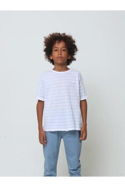 NANİCA Μπλουζάκι Boy's ριγέ Crew Neck