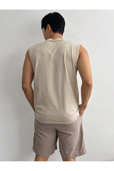 Cosmo Style Ποτέ μην εγκαταλείπετε τυπωμένο άνετο αθλητικό μπλουζάκι με λαιμόκοψη - GYM/Fitness Singlet 4070788541301