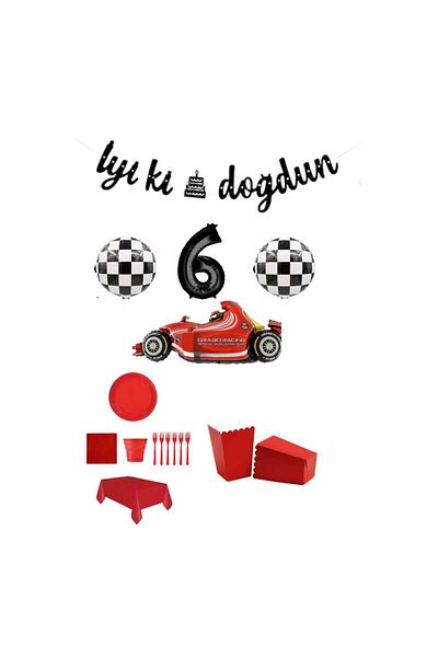 Mini Parti MINI PARTY STORE ΣΕΤ ΓΕΝΕΘΛΙΩΝ ΑΥΤΟΚΙΝΗΤΟ ΑΓΩΝΑ