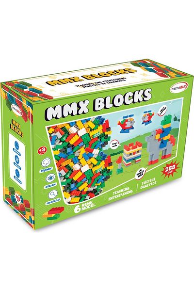 TRUST STORE 288 Piece Mega Block Set - Compatible Cardboard Box