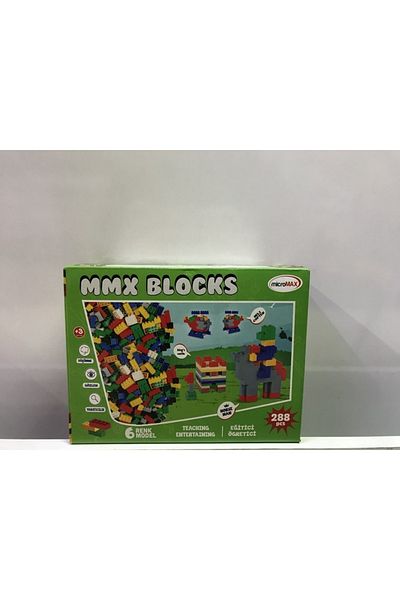 TRUST STORE 288 Piece Mega Block Set - Compatible Cardboard Box