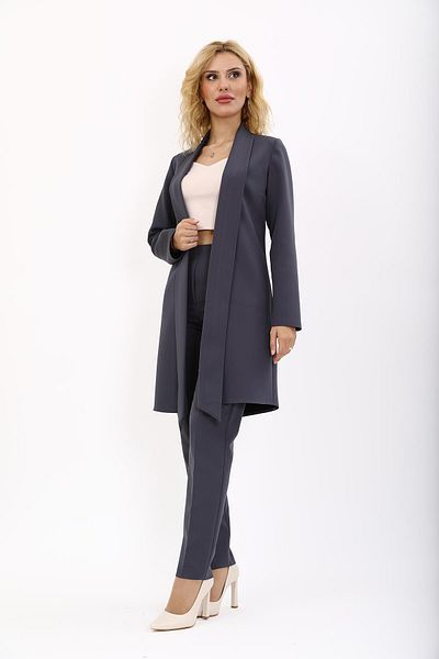 ÖNDER ÖZSOY Smoked Japanese Jacket and Tube Leg Trousers Set