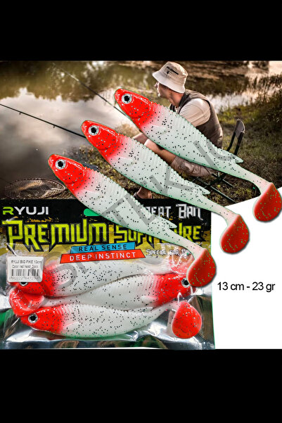 usmtekno Sasi Yem 3 Adet 13 Cm 24gr Silikon Balık Rapala Lures Yapay Yem Sili...