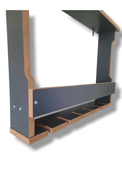 Enna Woden Rustik Ahşap Şaraplık, İçki Bar Standı, Mutfak Stand, Şaraplık, Bar Raf, Şaraplık Raf