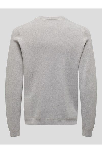Only & Sons 22027590 ONSPIN REG 12 SOLID CREW KNIT SWEATER