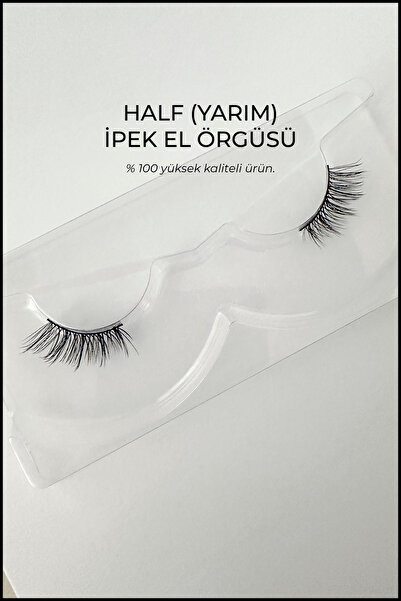 Nera Classy Half İpek Kirpik - Doğal ve Hafif Kirpik - Köşelere Takılan (Yarım Boy) Takma Kirpik