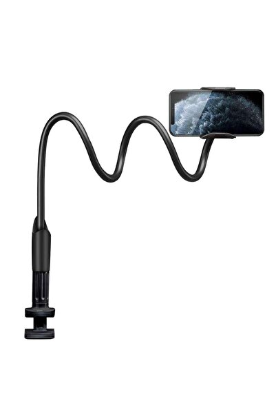 Bix Saiji Ivy Akrobat Esnek Telefon Tutucu Siyah