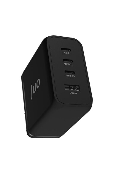 Juo 100w 4 Portlu Usb-c Usb-a Gan Şarj Aleti Iphone & Macbook & Notebook Uyumlu Pd Type-c Hızlı Şa