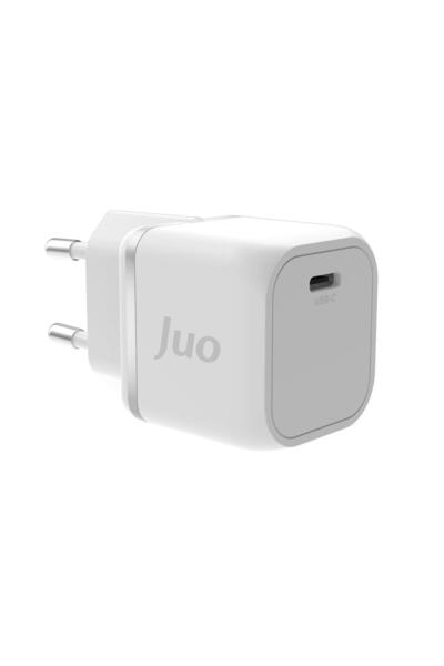 Juo 20w Gan Usb-c Şarj Aleti Iphone & Ipad & Android Uyumlu Pd Qc4.0 Type-c Hızlı Şarj Cihazı Beyaz