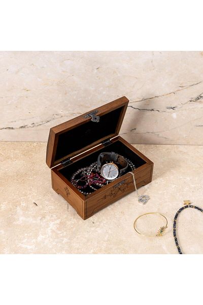 Anadolia Tulip Patterned Solid Decorative Box
