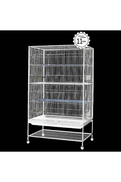 Genel Markalar A33B Ayaklı Kafes Beyaz 79X52X130,5 Cm