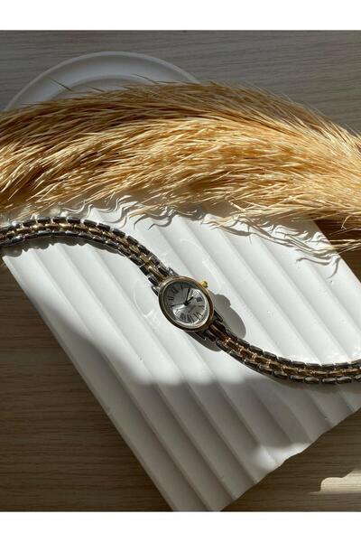 QUARTZ Rubsey Vintage Kadın Kol Saati Retro Minimal Boncuk Model 1 Adet