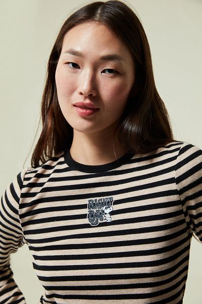 Penti Snoopy Right On Striped T-Shirt