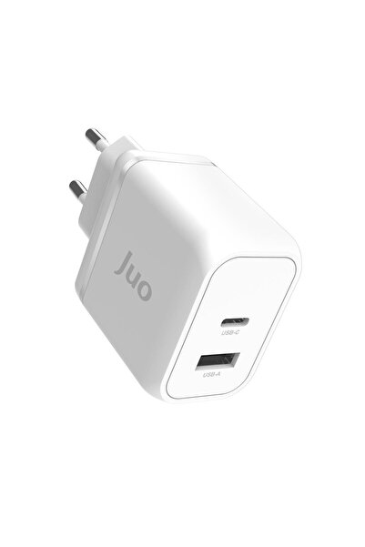 Juo 45w Gan Usb-c Usb-a Şarj Aleti Iphone & Ipad & Macbook & Samsung Uyumlu Pd Type-c Hızlı Şarj C
