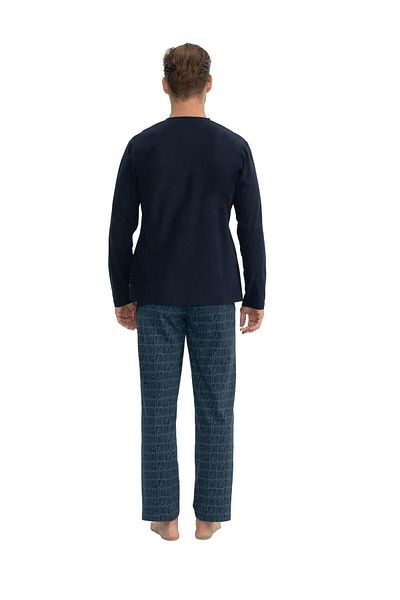 U.S. Polo Assn. Η.Π.Α. Polo Assn. Ανδρικό Σετ Πυτζάμες Navy Blue - Πατιλέτα