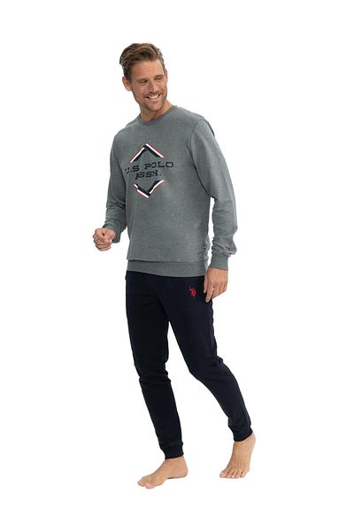 U.S. Polo Assn. Ανδρικά ρούχα Anthracite Melange Home