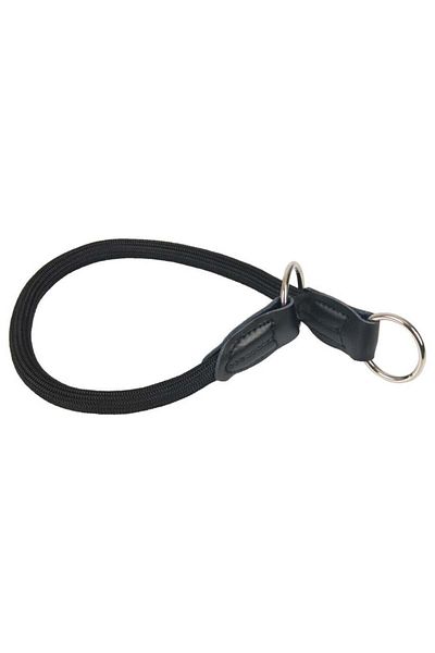 Karlie Black Faux Leather Training Leash - 70X1.2Cm