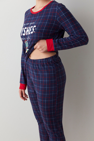 Penti Mavi Wishes Termal Pijama Takımı