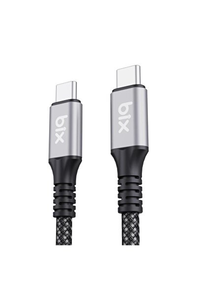 Bix Usb4 Thunderbolt 3/4 Uyumlu Usb-c If Sertifikalı 240w 40gbps 8k 60hz Uhd Hızlı Şarj, Data Ve Gör