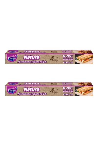 BRAVES 2 Pieces of Parex Baking Paper - Natura 10-Piece Oven Interior