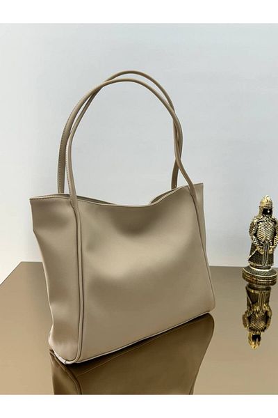 ARTON Mink Faux Leather Corded Casual Shoulder Bag