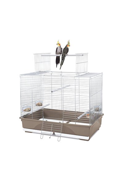 IMAC Wilma Kuş Kafesi Gri 79.5x48.5x64.5 cm