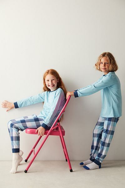 Penti Unisex Kids Family Formula Slogan Printed Pajama Set