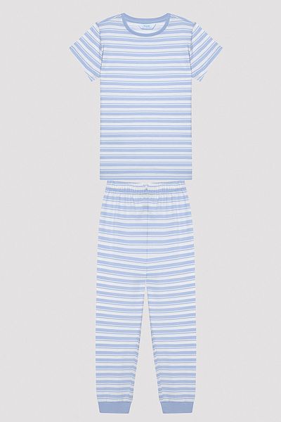 Penti Boy's Stripe Multicolored 2-Piece Pajama Set