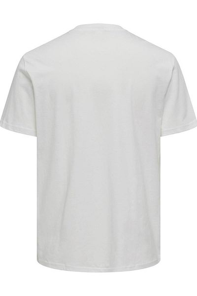 Only & Sons Λευκό Onslogan Life Reg Funny SS Tee - 22028178