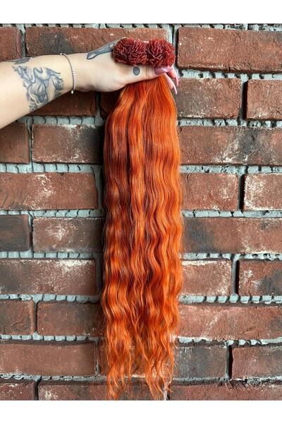 Suzan Peruk 200 adet Doğal saç Mikro Kaynak Kuaförde takmaya hazır halde 1.ka...