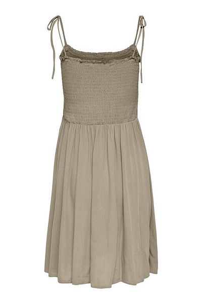 ONLY ONLANNIKA S/L SMOCK DRESS WVN NOOS STONE