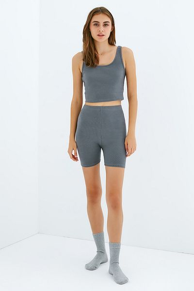 Penti Dark Gray Genuine Biker Shorts