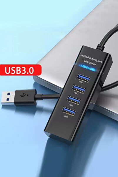 Factorial Usb Girişli Usb  Uyumlu Çoklayıcı Çoğaltıcı Portatif 4lü Port Dişi ...
