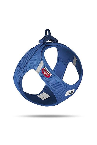 Curli Vest Chest Collar Clasp Air-mesh Blue Xlarge