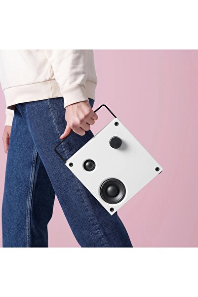 IKEA "LOTR®"  VAPPEBY bluetooth hoparlör, SİYAH-BEYAZ, 20x20 cm