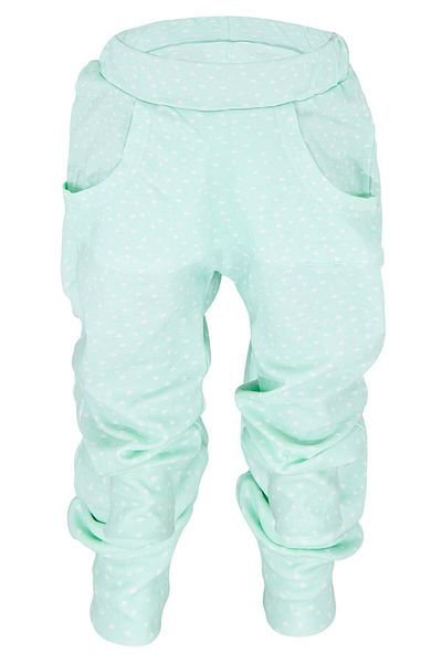 Boumini Baby Kids Baggy Trousers Triangles Mint