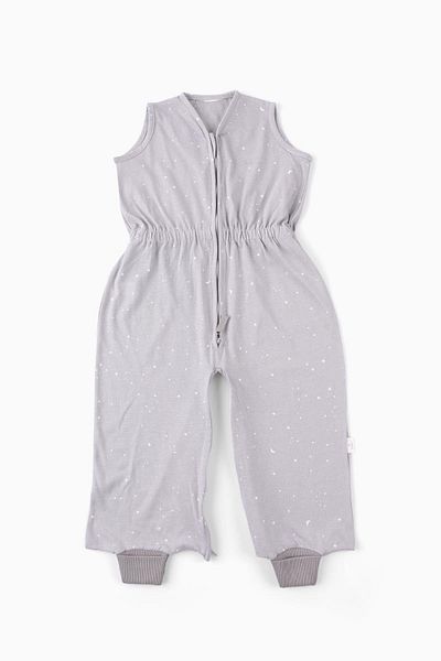 Uygun Bebe Summer Sleeveless Children's Sleeping Bag 2-3 years Star Patterned Gray