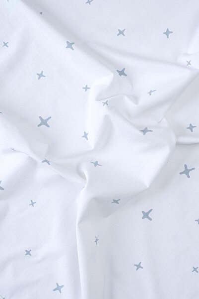 Boumini 80X100 cm Cotton Double Layer Baby Blanket Blue Stars