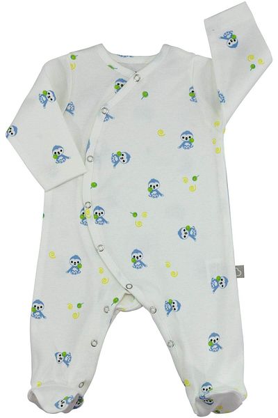 Boumini Baby Booties Jumpsuit Blue Miskin