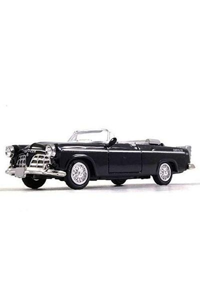 TOYFEST سيارات أمريكية كلاسيكية معدنية مرخصة بمقياس 1:43 - 1955 كرايسلر C-300 - 10 سم