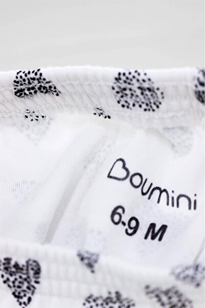 Boumini Baby Kids T-Shirt Shorts Set Hearts White