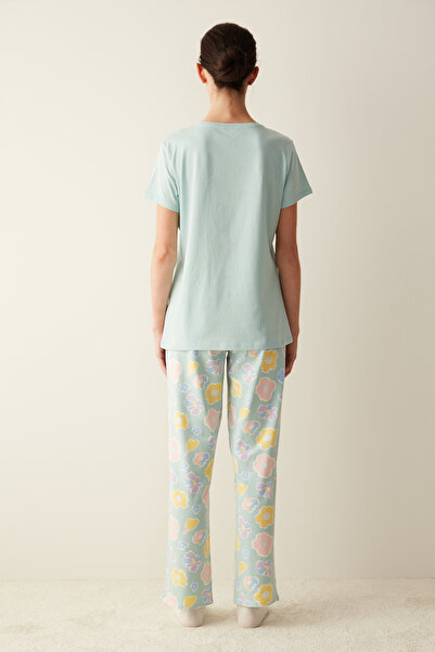 Penti With Love Mint Yeşili Pantolon Pijama Takımı