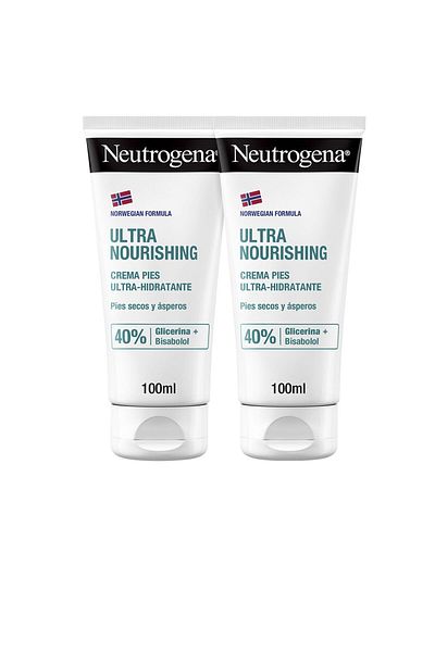 Neutrogena Ultrafeuchtigkeitsspendende Fusscreme, Charge 2 X 100 ml