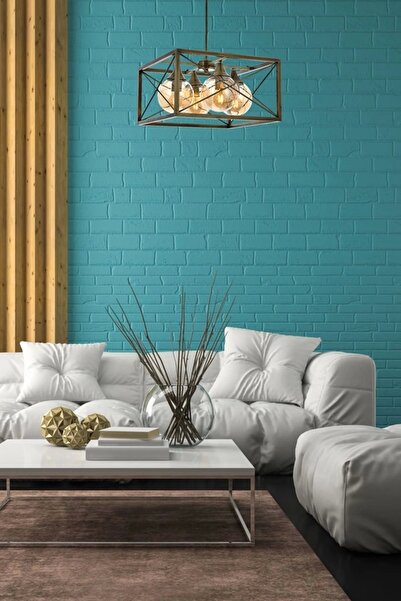 Avonni -av-1732-4e Eskitme Kaplama Modern Avize, E27, Metal, Cam, 45cm (AMPUL DAHİL DEĞİLDİR)