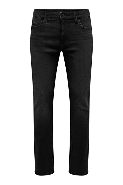 Only & Sons ONSLOOM SLIM ONE WB 7995 PIN DNM VD22027995 BLACK