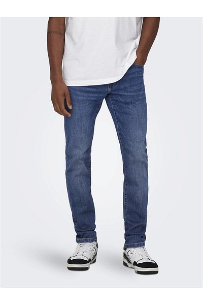 Only & Sons 22026755   ONSWEFT REG.MB.6755 - MATTE DNM NOOS Ύφασμα