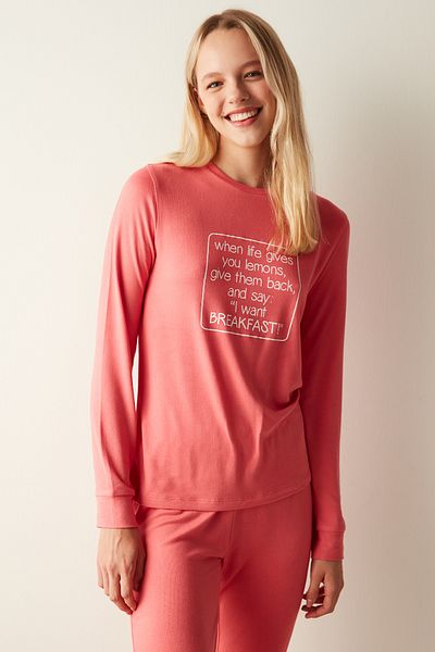 Penti Breakfast Thermal T-Shirt Pajama Top