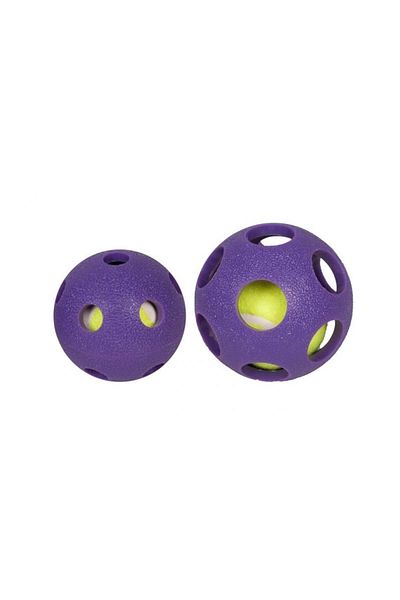 Karlie Durable Plastic Dog Toy Bouncing Ball 9 cm