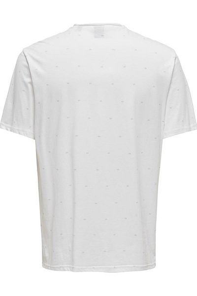 Only & Sons ONSMYRON LIFE REG SS DITSY TEE - 22029480 Π.ΛΕΥΚΟ